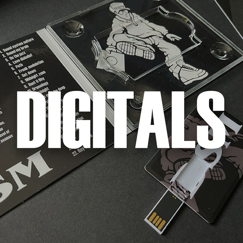 BSBRDSMDIGITALS - USB Stick with 22 digital music files - DSM PROMO catalogue BSBRDSM001 - BSBRDSM006