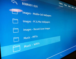 BSBRDIGITALS - USB Stick with 73 digital music files - Blueskinbadger catalogue BSBR001 - BSBR020